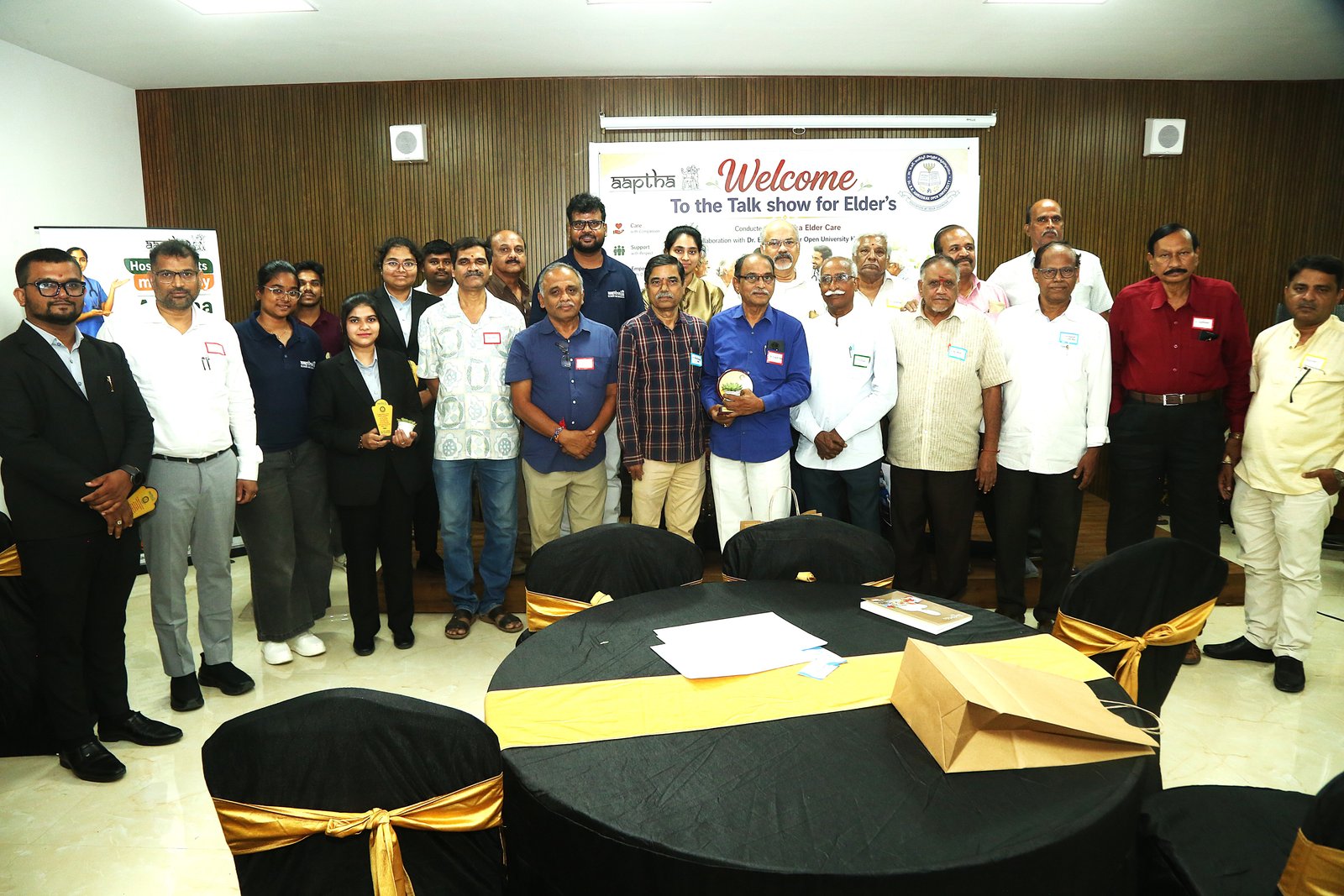 Group photo of Senior Citizen Members on Elder Care Talk show on 6th September 2026..JPG